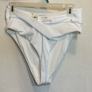 AA-556‎ Aerie NWT High Cut Cheeky Summer Swim Bikini Bottoms Size L